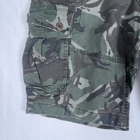 American Eagle Camouflage Cargo Shorts Mens 34 Longer Length Flex Casual Spring - Picture 4 of 13